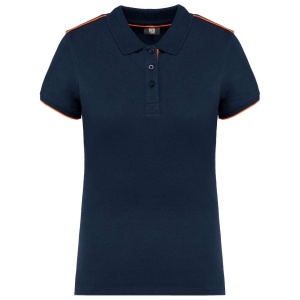 LADIES' SHORT-SLEEVED CONTRASTING DAYTODAY POLO SHIRT - Img 35