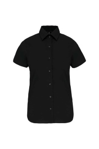 LADIES' SHORT-SLEEVED COTTON/ELASTANE SHIRT - Img 2