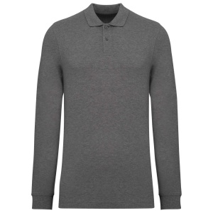 MEN’S ORGANIC 180 PIQUÉ POLO SHIRT LONG SLEEVES - Img 4