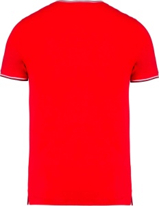 MEN'S PIQUÉ KNIT V-NECK T-SHIRT - Img 7