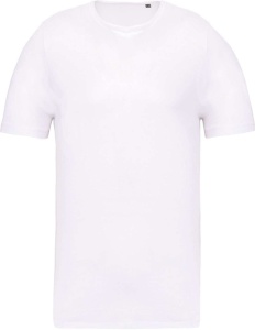 MEN'S SHORT-SLEEVED ORGANIC T-SHIRT WITH RAW EDGE NECKLINE - Img 3