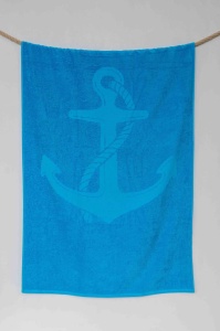 OLIMA „ANCHOR” JACQUARD BEACH TOWEL - Img 5
