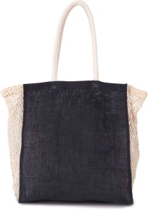 SHOPPING BAG WITH MESH GUSSET - Img 4