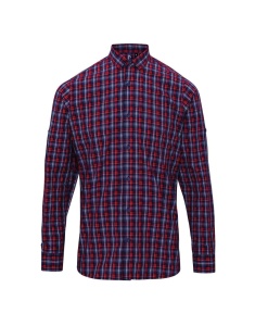 'SIDEHILL' CHECK - MEN'S LONG SLEEVE COTTON SHIRT
