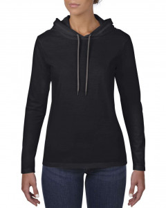 WOMEN’S LIGHTWEIGHT LONG SLEEVE HOODED TEE - Img 1