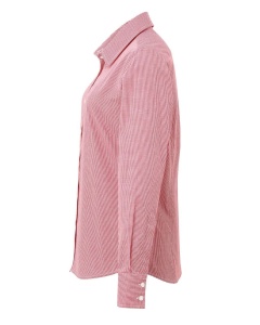 WOMEN'S LONG SLEEVE GINGHAM MICROCHECK SHIRT - Img 10