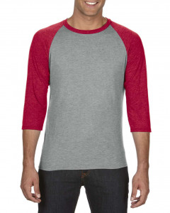 ADULT TRI-BLEND ¾ SLEEVE RAGLAN TEE - Img 5