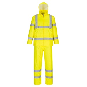 Costum de ploaie Hi-Vis Packaway