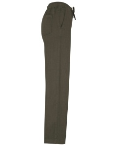 ECO-FRIENDLY LADIES' LINEN WASHED EFFECT TROUSERS - Img 4