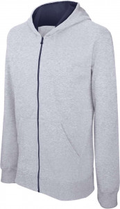 KIDS' FULL ZIP HOODED SWEATSHIRT - Img 3
