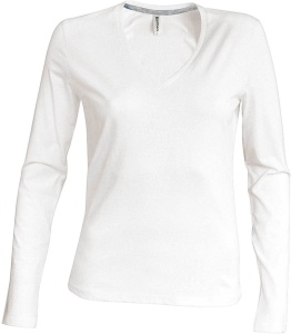 LADIES' LONG-SLEEVED V-NECK T-SHIRT - Img 2