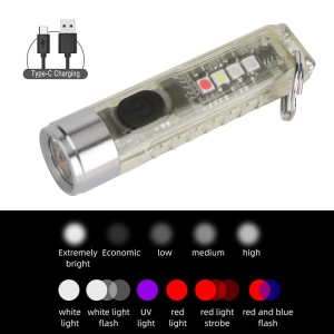Lanterna ultra-luminoasa S11 tip breloc multifunctional - Img 5