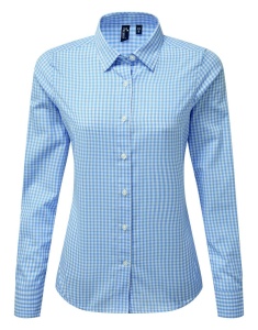 'MAXTON' CHECK WOMEN'S LONG SLEEVE SHIRT - Img 2