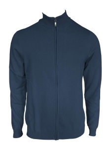 MEN’S FULL ZIP CARDIGAN FINE GAUGE COTTON - Img 7