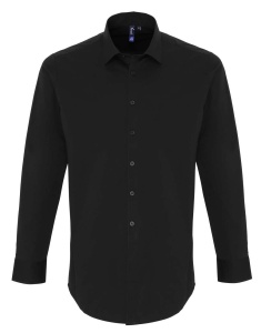 MEN'S STRETCH-FIT COTTON POPLIN LONG SLEEVE SHIRT - Img 6