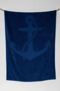 OLIMA „ANCHOR” JACQUARD BEACH TOWEL - Img 2