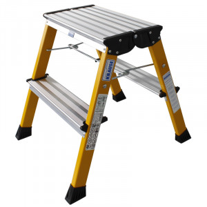 PLATFORMA ROLLY PLIABILA DUBLA GALBEN 2X2 TREPTE - Img 1