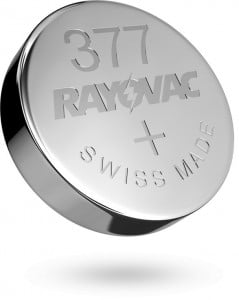 Set 10 Baterii ceas Rayovac 377 (AG4) cu oxid Argint - Img 1