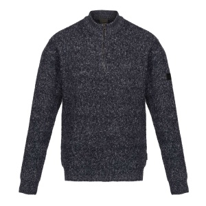 SOLOMON ZIP-NECK KNITTED PULLOVER - Img 2