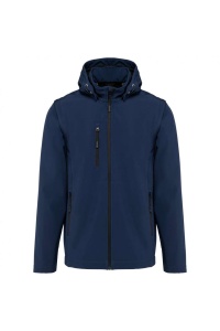UNISEX 3-LAYER SOFTSHELL HOODED JACKET WITH REMOVABLE SLEEVES - Img 4