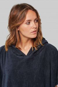 UNISEX HOODED TOWELLING PONCHO - Img 3