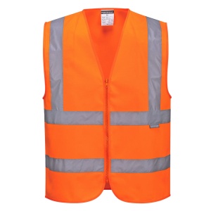 Vesta HiVis cu fermoar