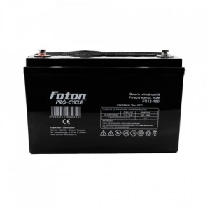 Acumulator AGM VRLA Foton FL12-100 12V 100Ah - Img 2