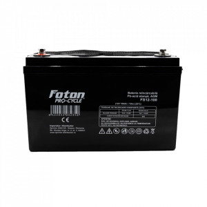 Acumulator AGM VRLA Foton FS12-100Ah - Img 2