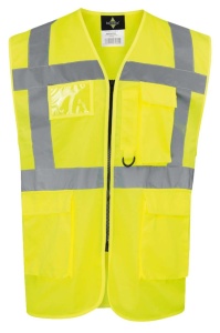 COMFORT EXECUTIVE SAFETY VEST \"HAMBURG\" - MULTIFUNCTIONAL WITH POCKETS - Img 2