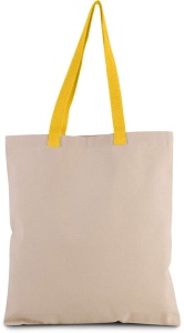 FLAT CANVAS SHOPPER WITH CONTRAST HANDLE - Img 13
