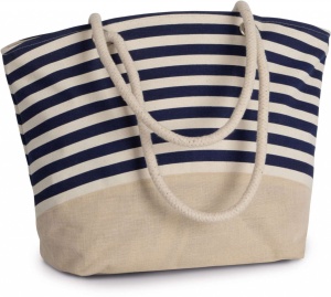 JUTE CANVAS DUFFEL SHOPPING BAG - Img 2