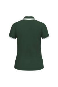 LADIE'S SHORT-SLEEVED POLOSHIRT WITH CONTRASTING PIPING - Img 32