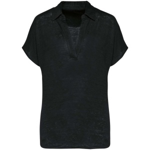 LADIES’ LINEN POLO SHIRT - Img 2