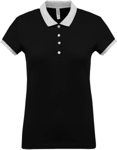 LADIES’ TWO-TONE PIQUÉ POLO SHIRT - Img 2