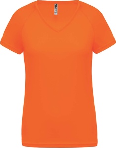 LADIES’ V-NECK SHORT SLEEVE SPORTS T-SHIRT - Img 3