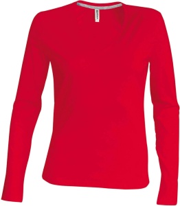 LADIES' LONG-SLEEVED V-NECK T-SHIRT - Img 3