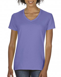 LADIES' MIDWEIGHT V-NECK TEE - Img 5