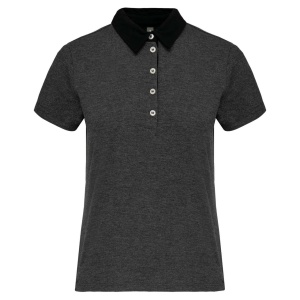LADIES' TWO-TONE JERSEY POLO SHIRT - Img 6