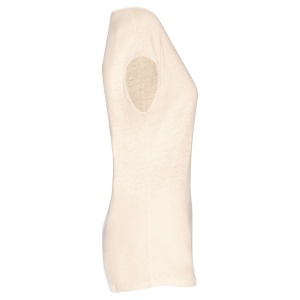 LADIES' V-NECK LINEN T-SHIRT - Img 7