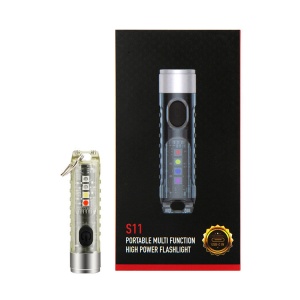 Lanterna ultra-luminoasa S11 tip breloc multifunctional - Img 3