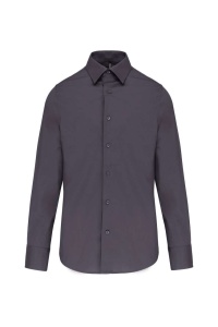 LONG-SLEEVED COTTON/ELASTANE SHIRT - Img 10