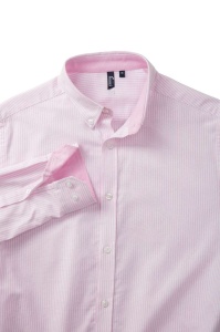MEN’S COTTON RICH OXFORD STRIPES SHIRT - Img 5