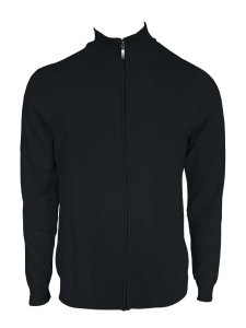 MEN’S FULL ZIP CARDIGAN FINE GAUGE COTTON - Img 2