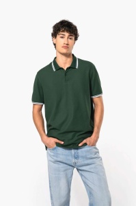MEN'S SHORT-SLEEVED POLOSHIRT WITH CONTRASTING PIPING - Img 41