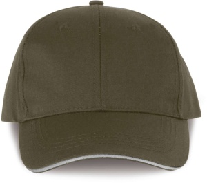 OEKOTEX CERTIFIED 6 PANELS CAP WITH SANDWICH PEAK - Img 3