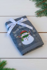 OLIMA CHRISTMAS TOWEL - SNOWMAN - Img 2