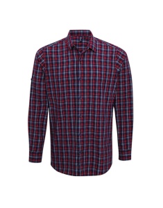 'SIDEHILL' CHECK - MEN'S LONG SLEEVE COTTON SHIRT - Img 2