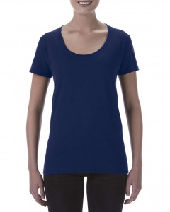 SOFTSTYLE® LADIES' DEEP SCOOP T-SHIRT - Img 7