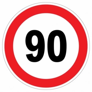 Sticker autocolant Limitare viteza - Img 5