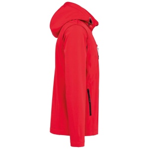 UNISEX 3-LAYER SOFTSHELL HOODED JACKET WITH REMOVABLE SLEEVES - Img 10